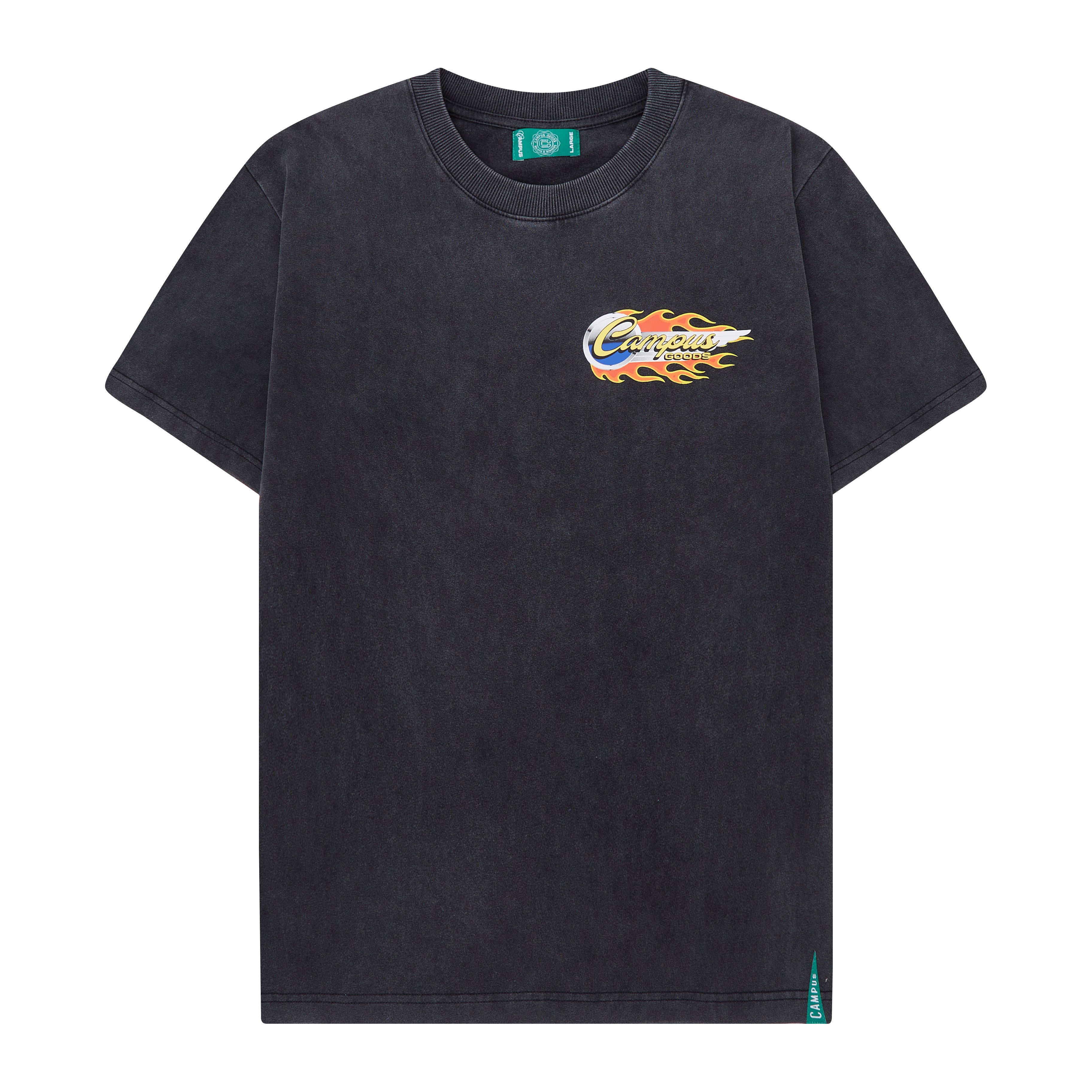 Fumes Crop Tee (Vintage Black)